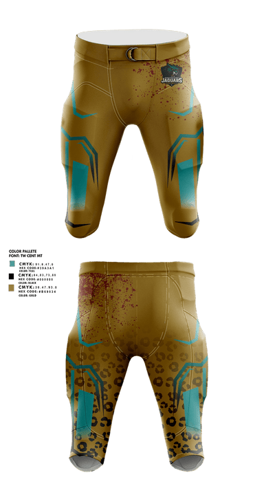 southeast Jaguars 26594681 Football Pants - 4
