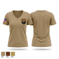 355 MWD 51321476 Women's Short Sleeve V-neck Shirt - 1