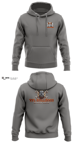 Hoodie, YFL Bulldogs, , Teamtime, Team time, sublimation, custom sports apparel, team uniforms, spirit wear, spiritwear, sports uniforms, custom shirts, team store, custom team store, fundraiser sports, apparel fundraiser