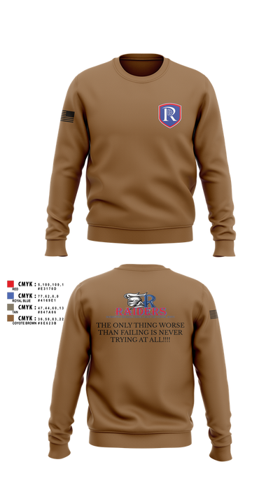 RICS Raiders 86682498 Crew Neck Sweatshirt - 5