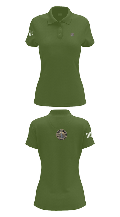 333rd Mp co 87319250 Women's Short Sleeve Performance Polo  - 52