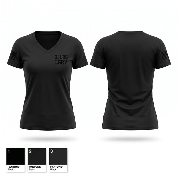 Womens Short Sleeve Vneck Shirt, 31 LRS LGRV, Air Force, Teamtime, Team time, sublimation, custom sports apparel, team uniforms, spirit wear, spiritwear, sports uniforms, custom shirts, team store, custom team store, fundraiser sports, apparel fundraiser