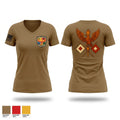 411th CBRN Women's Short Sleeve V-neck Shirt - 1
