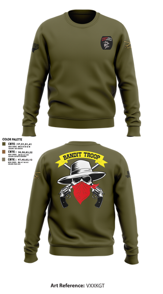 Crew Neck Sweatshirt, 6-9 bandit troop, , Teamtime, Team time, sublimation, custom sports apparel, team uniforms, spirit wear, spiritwear, sports uniforms, custom shirts, team store, custom team store, fundraiser sports, apparel fundraiser