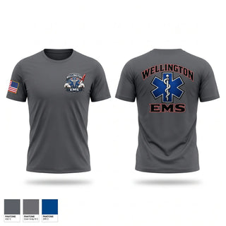 Short Sleeve Performance Shirt, Wellington EMS, EMS/EMT, Teamtime, Team time, sublimation, custom sports apparel, team uniforms, spirit wear, spiritwear, sports uniforms, custom shirts, team store, custom team store, fundraiser sports, apparel fundraiser