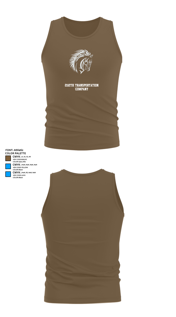 Tank Top, 2112th Transportation Company, , Teamtime, Team time, sublimation, custom sports apparel, team uniforms, spirit wear, spiritwear, sports uniforms, custom shirts, team store, custom team store, fundraiser sports, apparel fundraiser