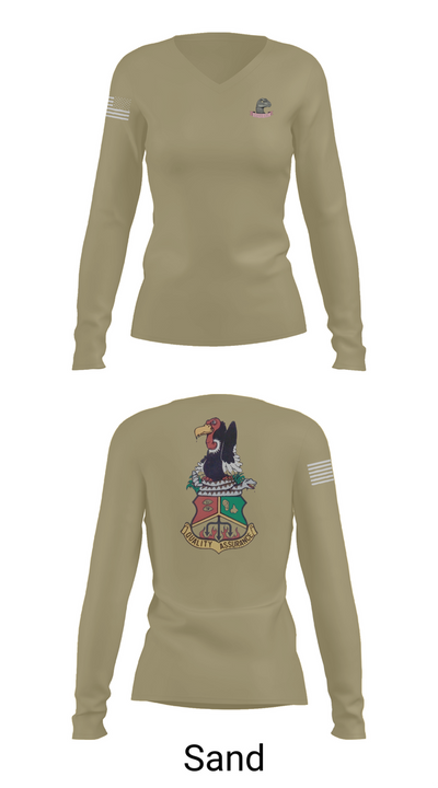 Vipers 19334315 Women's Long Sleeve V-neck Shirt - 97