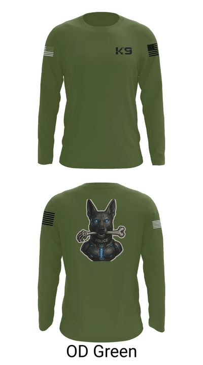 Willoughby K9 40647352 Long Sleeve Performance Shirt 44