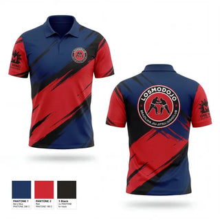 Short Sleeve Performance Polo, Los Mo Dojo Brazilian jiujitsu judo club, , Teamtime, Team time, sublimation, custom sports apparel, team uniforms, spirit wear, spiritwear, sports uniforms, custom shirts, team store, custom team store, fundraiser sports, apparel fundraiser