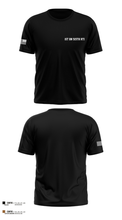 1st BN 515th RTI 17257625 Short Sleeve Performance Shirt - 2