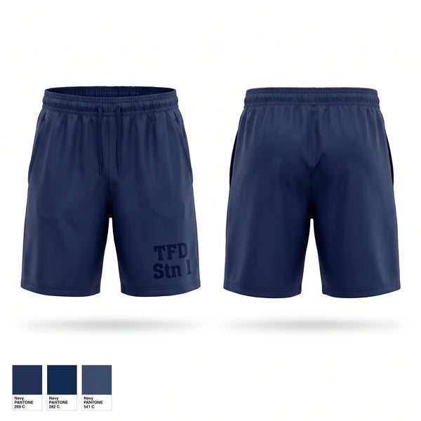 Athletic Shorts With Pockets, TFD Stn 1, Fire Department, Teamtime, Team time, sublimation, custom sports apparel, team uniforms, spirit wear, spiritwear, sports uniforms, custom shirts, team store, custom team store, fundraiser sports, apparel fundraiser