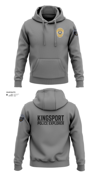 Hoodie, Kingsport Police Explorer Post, Police, Teamtime, Team time, sublimation, custom sports apparel, team uniforms, spirit wear, spiritwear, sports uniforms, custom shirts, team store, custom team store, fundraiser sports, apparel fundraiser