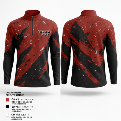 BHS Coed Cheer 25905526 Quarter Zip Jacket - 1