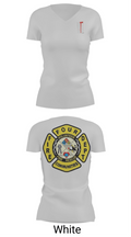 Four Communities Fire Department 41706191 Women's Short Sleeve V-neck Shirt - 12