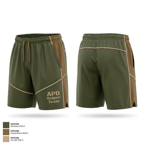 Athletic Shorts With Pockets, APD Sniper Team, Police, Teamtime, Team time, sublimation, custom sports apparel, team uniforms, spirit wear, spiritwear, sports uniforms, custom shirts, team store, custom team store, fundraiser sports, apparel fundraiser