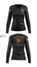 RUNYAN ACRES FIRE DEPARTMENT 34134469 Women's Long Sleeve V-neck Shirt - 23
