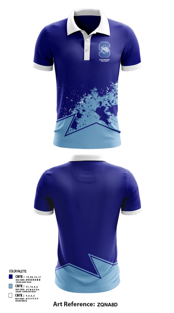 Short Sleeve Performance Polo, Suffern High School Cross Country, Cross Country, Teamtime, Team time, sublimation, custom sports apparel, team uniforms, spirit wear, spiritwear, sports uniforms, custom shirts, team store, custom team store, fundraiser sports, apparel fundraiser
