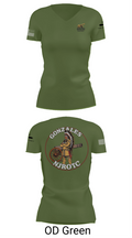 NJROTC Apache Company 29120146 Women's Short Sleeve V-neck Shirt - 46