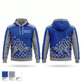 Hoodie, Graves County Middle School, Cheer, Teamtime, Team time, sublimation, custom sports apparel, team uniforms, spirit wear, spiritwear, sports uniforms, custom shirts, team store, custom team store, fundraiser sports, apparel fundraiser