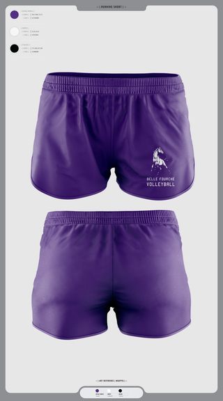 Womens Shorts, Belle Fourche Volleyball, Women's Volleyball, Teamtime, Team time, sublimation, custom sports apparel, team uniforms, spirit wear, spiritwear, sports uniforms, custom shirts, team store, custom team store, fundraiser sports, apparel fundraiser