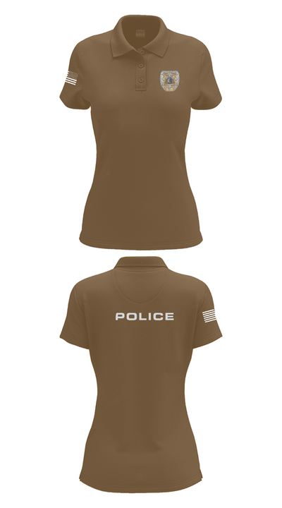 Vincennes Police Department 76255219 Women's Short Sleeve Performance Polo  - 14