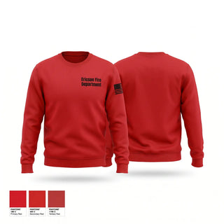 Crew Neck Sweatshirt, Ericson Fire Department, Fire Department, Teamtime, Team time, sublimation, custom sports apparel, team uniforms, spirit wear, spiritwear, sports uniforms, custom shirts, team store, custom team store, fundraiser sports, apparel fundraiser