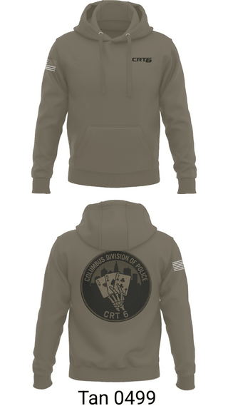 Hoodie, CRT 6, Police, Teamtime, Team time, sublimation, custom sports apparel, team uniforms, spirit wear, spiritwear, sports uniforms, custom shirts, team store, custom team store, fundraiser sports, apparel fundraiser