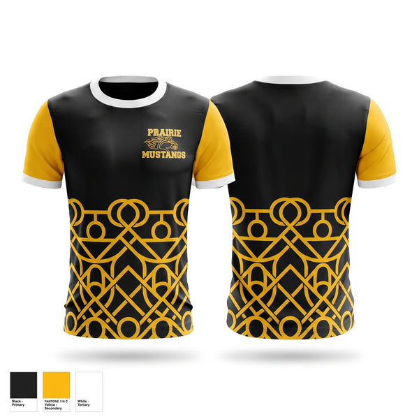 Short Sleeve Performance Shirt, Prairie Mustangs, Men's Basketball, Teamtime, Team time, sublimation, custom sports apparel, team uniforms, spirit wear, spiritwear, sports uniforms, custom shirts, team store, custom team store, fundraiser sports, apparel fundraiser