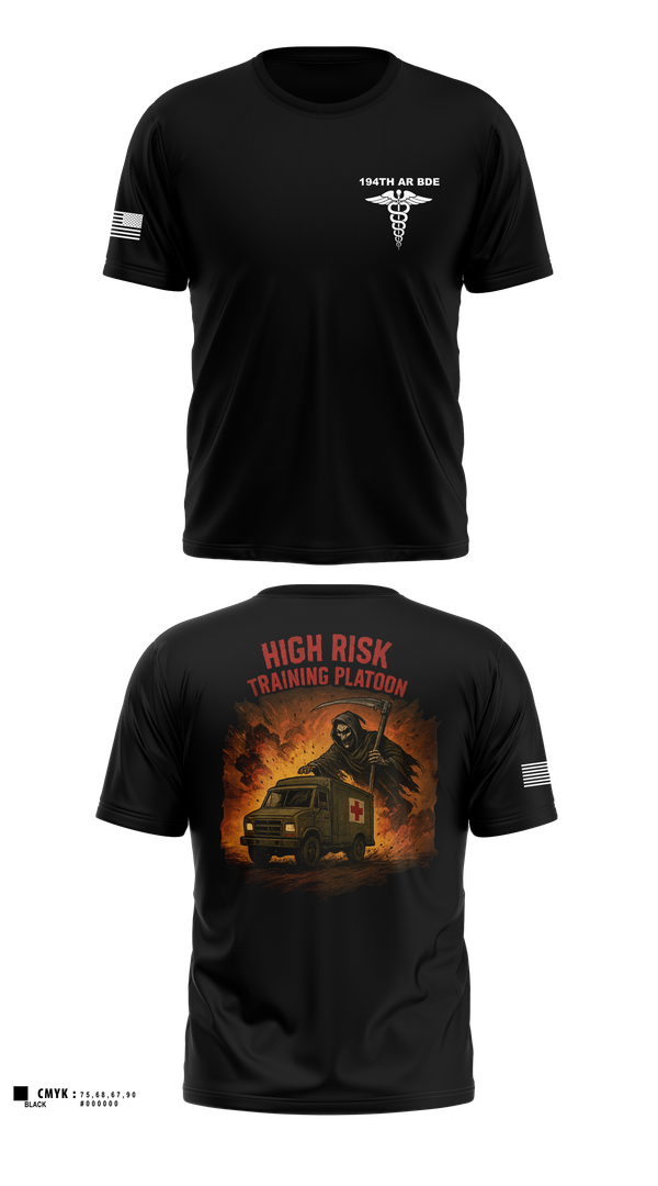 Short Sleeve Performance Shirt, 194th AR BDE HRT Medics, Army, Teamtime, Team time, sublimation, custom sports apparel, team uniforms, spirit wear, spiritwear, sports uniforms, custom shirts, team store, custom team store, fundraiser sports, apparel fundraiser