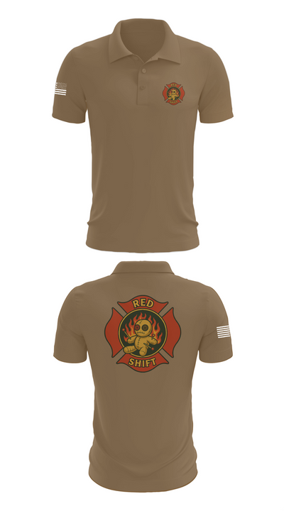 City of Lake Geneva Fire Department 76395935 Short Sleeve Performance Polo - 7