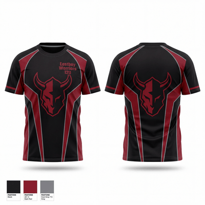 Eastbay Warriors 12U 59735081 Short Sleeve Performance Shirt - 1