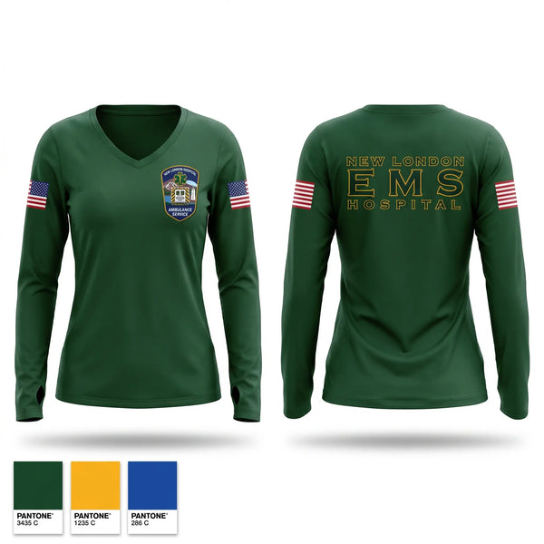 Old School Cotton Feel Shirt, New London Hospital Ambulance Service, EMS/EMT, Teamtime, Team time, sublimation, custom sports apparel, team uniforms, spirit wear, spiritwear, sports uniforms, custom shirts, team store, custom team store, fundraiser sports, apparel fundraiser