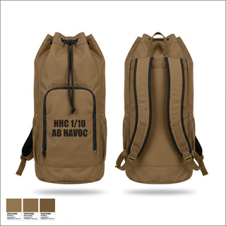 Gear Bag, HHC 1-10 AB HAVOC, Army, Teamtime, Team time, sublimation, custom sports apparel, team uniforms, spirit wear, spiritwear, sports uniforms, custom shirts, team store, custom team store, fundraiser sports, apparel fundraiser