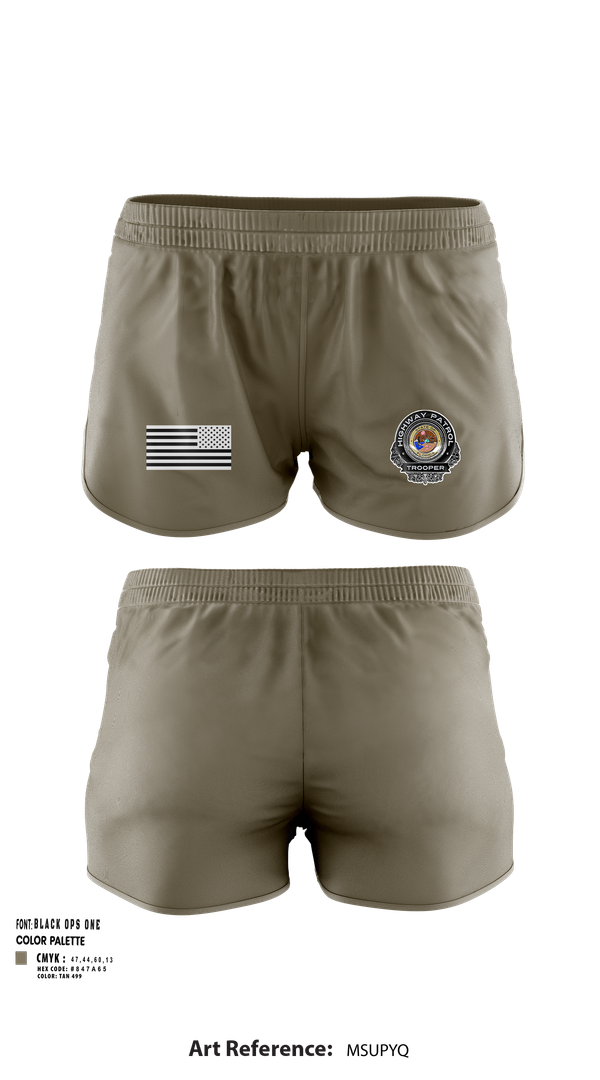 Ranger Panties, Florida Highway Patrol, , Teamtime, Team time, sublimation, custom sports apparel, team uniforms, spirit wear, spiritwear, sports uniforms, custom shirts, team store, custom team store, fundraiser sports, apparel fundraiser