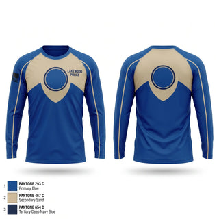 Long Sleeve Performance Shirt, Lakewood Police, Police, Teamtime, Team time, sublimation, custom sports apparel, team uniforms, spirit wear, spiritwear, sports uniforms, custom shirts, team store, custom team store, fundraiser sports, apparel fundraiser