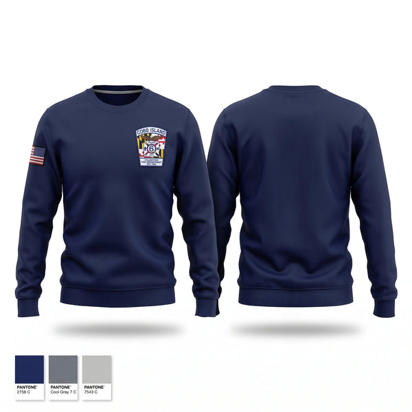 Crew Neck Sweatshirt, Cobb Island Volunteer Fire Department and EMS, Fire Department, Teamtime, Team time, sublimation, custom sports apparel, team uniforms, spirit wear, spiritwear, sports uniforms, custom shirts, team store, custom team store, fundraiser sports, apparel fundraiser
