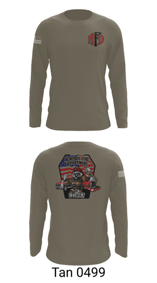 Long Sleeve Performance Shirt, Newport Fire Dept, Fire Department, Teamtime, Team time, sublimation, custom sports apparel, team uniforms, spirit wear, spiritwear, sports uniforms, custom shirts, team store, custom team store, fundraiser sports, apparel fundraiser