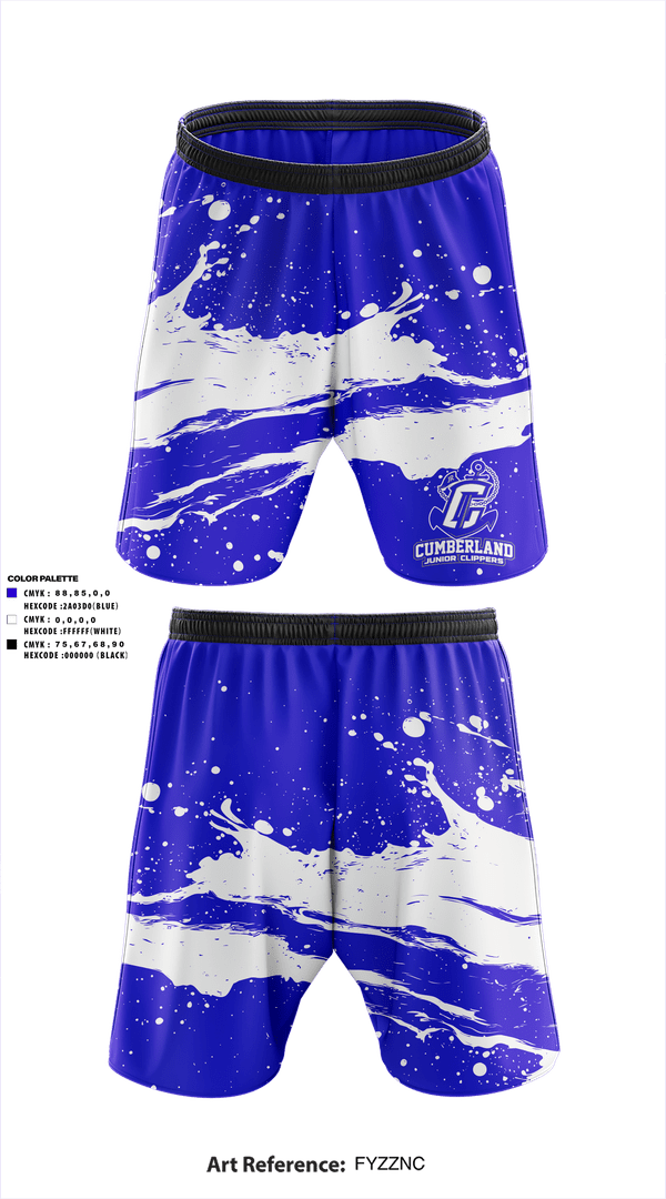 Athletic Shorts With Pockets, Cumberland Junior Clippers, , Teamtime, Team time, sublimation, custom sports apparel, team uniforms, spirit wear, spiritwear, sports uniforms, custom shirts, team store, custom team store, fundraiser sports, apparel fundraiser