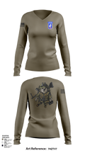 Wombats 19106306 Women's Long Sleeve V-neck Shirt - 102