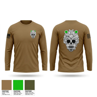 Long Sleeve Performance Shirt, 451 B Co Los Bastardos, Army, Teamtime, Team time, sublimation, custom sports apparel, team uniforms, spirit wear, spiritwear, sports uniforms, custom shirts, team store, custom team store, fundraiser sports, apparel fundraiser