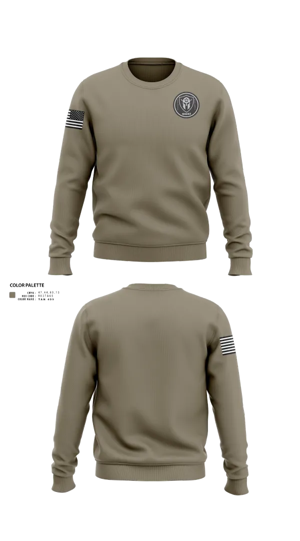 Crew Neck Sweatshirt, Swat, , Teamtime, Team time, sublimation, custom sports apparel, team uniforms, spirit wear, spiritwear, sports uniforms, custom shirts, team store, custom team store, fundraiser sports, apparel fundraiser
