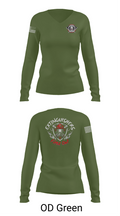 HQ PLT, HHC, 508th MP BN (D) 41529202 Women's Long Sleeve V-neck Shirt - 57