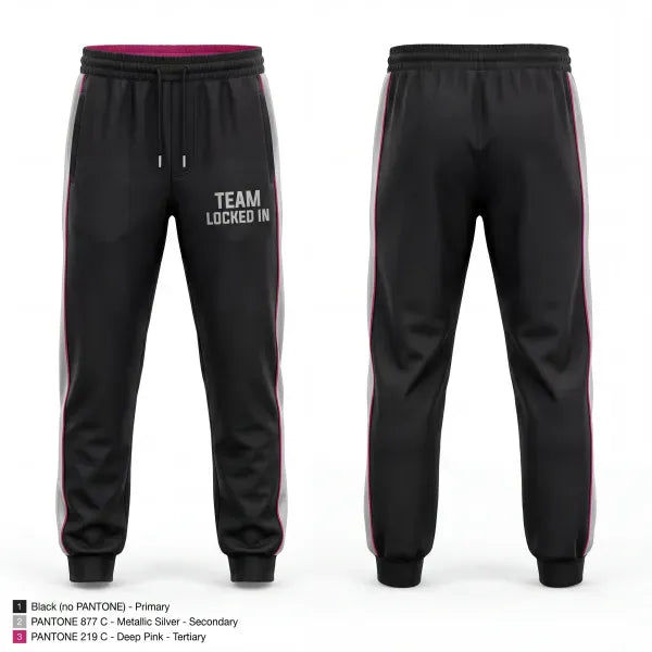 Sweatpants, Team Locked In, Women's Basketball, Teamtime, Team time, sublimation, custom sports apparel, team uniforms, spirit wear, spiritwear, sports uniforms, custom shirts, team store, custom team store, fundraiser sports, apparel fundraiser