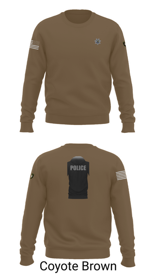 Crew Neck Sweatshirt, Nashville Police Department, , Teamtime, Team time, sublimation, custom sports apparel, team uniforms, spirit wear, spiritwear, sports uniforms, custom shirts, team store, custom team store, fundraiser sports, apparel fundraiser