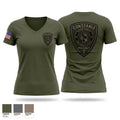 Bexar Women's Short Sleeve V-neck Shirt - 1