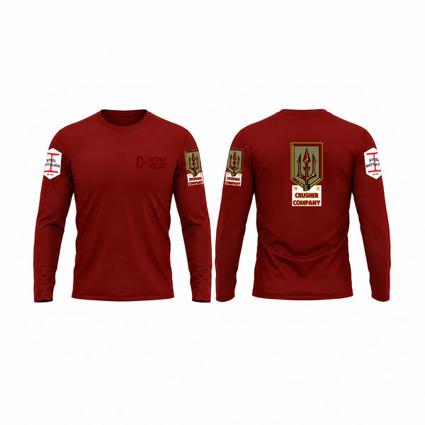 Long Sleeve Performance Shirt, Crusher Company, Army, Teamtime, Team time, sublimation, custom sports apparel, team uniforms, spirit wear, spiritwear, sports uniforms, custom shirts, team store, custom team store, fundraiser sports, apparel fundraiser