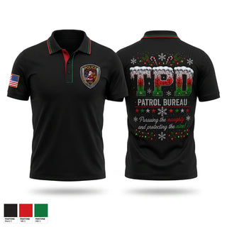 Short Sleeve Performance Polo, Patrol Bureau, Police, Teamtime, Team time, sublimation, custom sports apparel, team uniforms, spirit wear, spiritwear, sports uniforms, custom shirts, team store, custom team store, fundraiser sports, apparel fundraiser