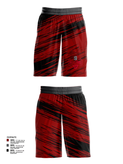 Springfield Spartans 94696400 Womens Basketball Shorts - 41