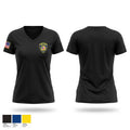 Brentwood Police Investigations Women's Short Sleeve V-neck Shirt - 1