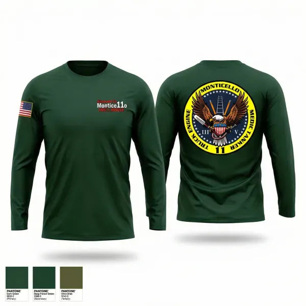 Long Sleeve Performance Shirt, Albemarle County Fire Rescue, Fire Department, Teamtime, Team time, sublimation, custom sports apparel, team uniforms, spirit wear, spiritwear, sports uniforms, custom shirts, team store, custom team store, fundraiser sports, apparel fundraiser